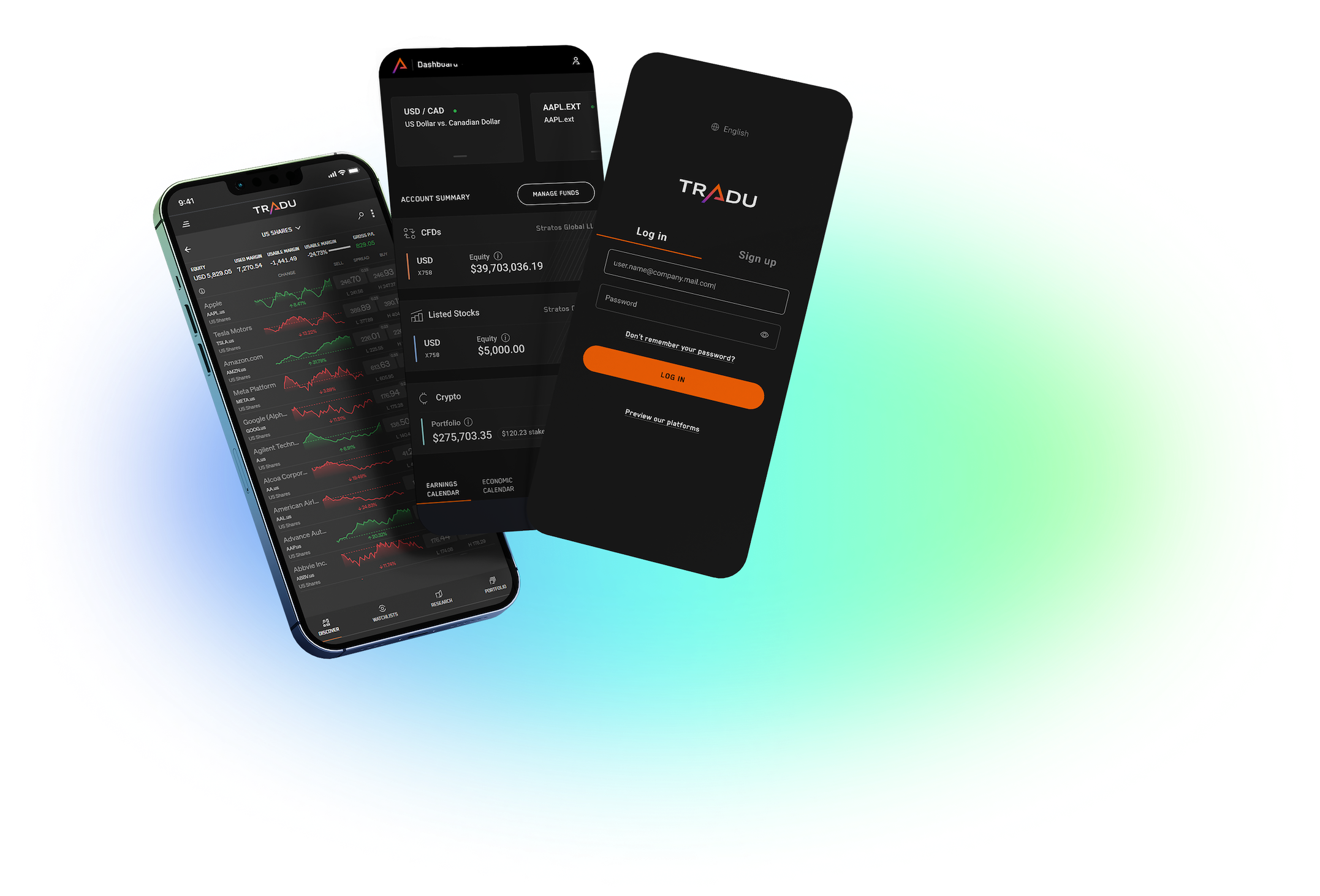 Visuals of Tradu SuperApp